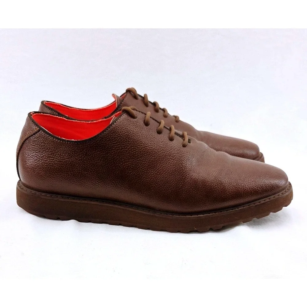The Napa L TAYNO Leather Plain Toe Lace up Sneaker - Size 11 The Napa L TAYNO Leather Plain Toe Lace up Sneaker main image 4